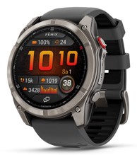 GARMIN Pametni sat fēnix 8 Pro, 1,4", AMOLED, 51 mm, Wi-Fi, GPS, graphite / titanium